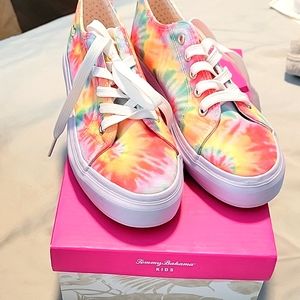 NiB Tommy Bahama Girls Tie-Dye Sneakers